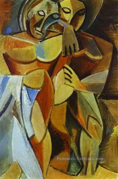 Amitié 1908 cubisme Pablo Picasso Peinture à l'huile
